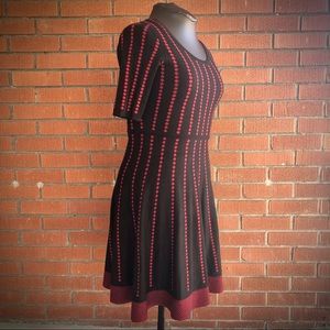 Danny & Nicole Knit Dress Fit and Flare